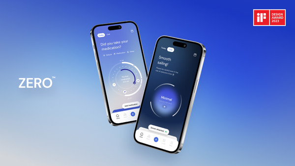 SK바이오팜은 ‘제로 앱(Zero App)’이 ‘iF 디자인 어워드 2023(International Forum Design Award 2023)’에서 서비스 디자인 부문(헬스케어/웰니스) 본상을 받았다고 20일 밝혔다. 