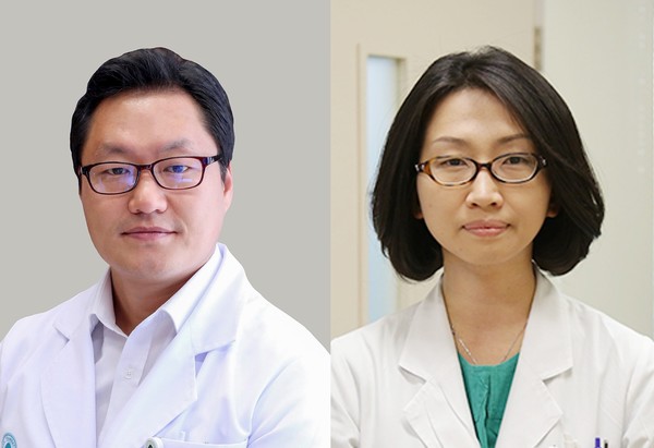Desde la izquierda, el profesor Junki Kim (Departamento de Medicina Convergente) y Sujin Kang (Departamento de Cardiología), Centro Médico Asan, Facultad de Medicina de la Universidad de Ulsan 