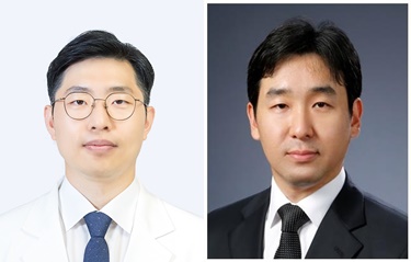▲(좌부터) 중앙대병원 석준 교수, KAIST 의과학대학원 박수형 교수.