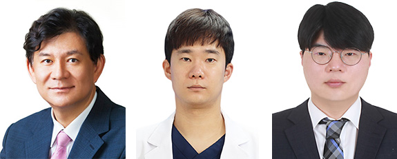 (좌측부터)고려대 구로병원 순환기내과 나승운 교수, 박수형 교수, 심혈관연구소 최병걸 연구교수.