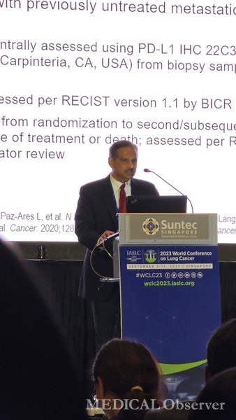 ▲미국 헨리포드암연구소 Shirish M Gadgeel 박사.