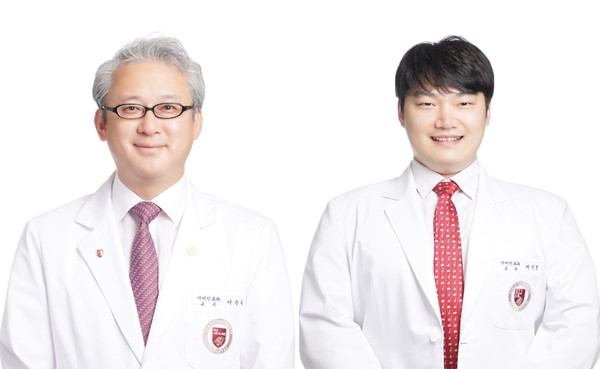 왼쪽부터 이비인후·두경부외과 이승훈 서민영 교수