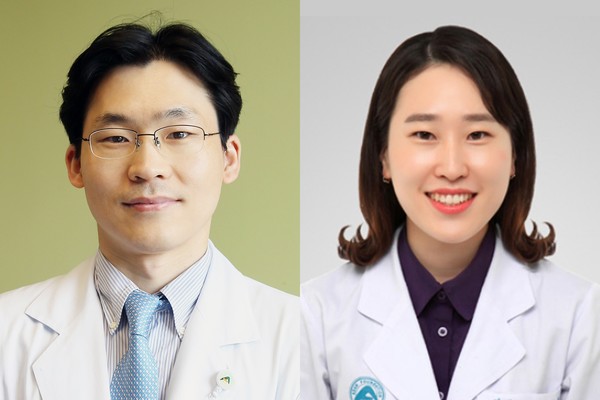 서울아산병원 피부과 이우진 교수, 최명은 연구원(사진 왼쪽)