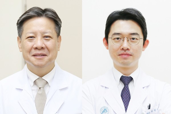 왼쪽부터 서울아산병원 소화기내과 임영석, 최원묵 교수.