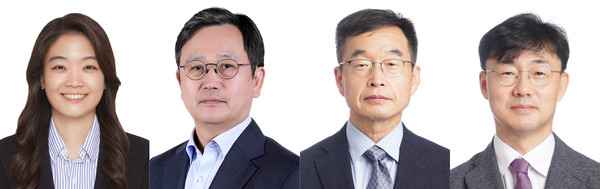(왼쪽부터) 고려대학교 의과대학 뇌신경과학교실 김은하 교수, 정신건강의학교실 함병주 교수, 의과학과 유영도 교수, 오준서 교수