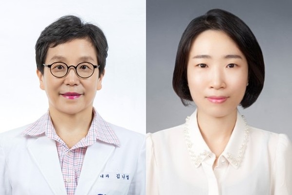 분당서울대병원 소화기내과 김나영 교수, 송진희 연구교수(사진 오른쪽)