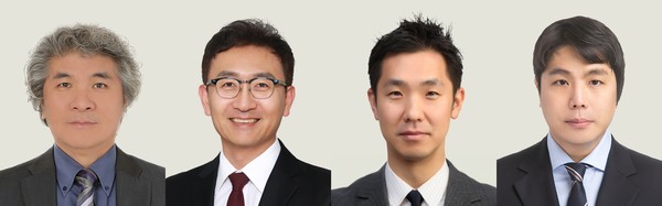제17회 아산의학상 수상자 이창준 연구소장, 김원영, 정인경, 오탁규 교수(왼쪽부터).