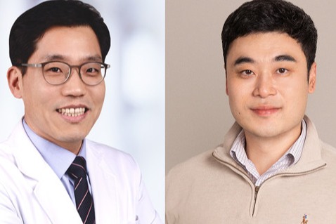 서울대병원 이식혈관외과 민상일 교수, 경의대 김도경 교수(사진 왼쪽부터)