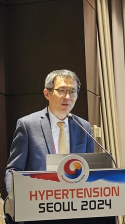 ▲대한고혈압학회 김현창 역학연구회장.