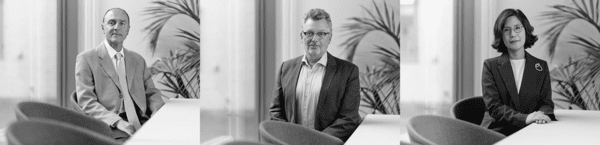 왼쪽부터 마무드 마무디안 박사, 폴 크리스티안센 박사, 박수연 이사