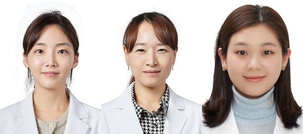 (왼쪽부터) 중앙대병원 박귀영 교수(피부과), 최진화 교수(방사선종양학과) 중앙대 광명병원 한혜성 교수(피부과)