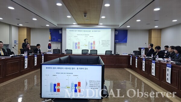▲이번 정책토론회에서 대한복막투석연구회 김좌경 총무는 '복막투석 활성화를 위한 개선방안'을 주제로 발표했다.