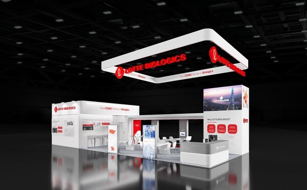 롯데바이오로직스 2025 바이오 인터내셔널 컨벤션 부스 조감도