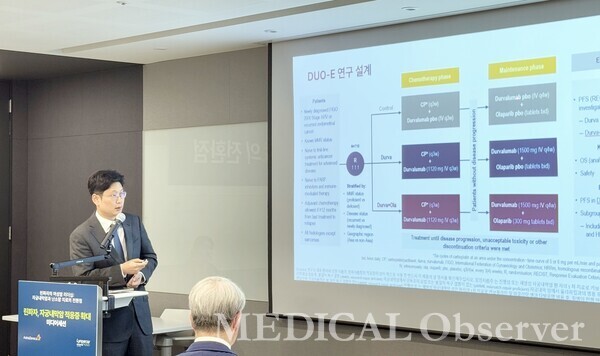 한국아스트라제네카는 24일 본사에서 린파자 미디어세션을 진행했다.