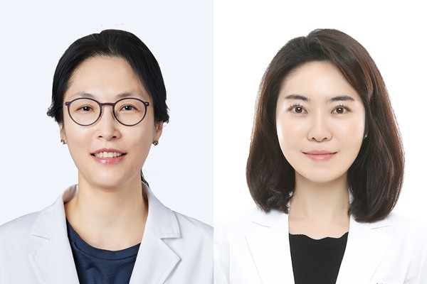 ▲(좌부터) 중앙대병원 가정의학과 김정하·이혜준 교수.