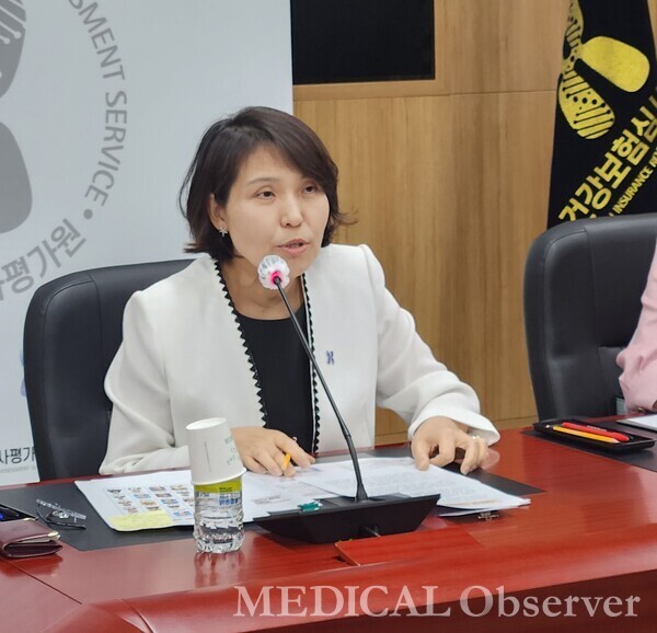건강보험심사평가원 김국희 약제관리실장은 8일 원주 본원에서 전문기자단과 간담회를 가졌다.