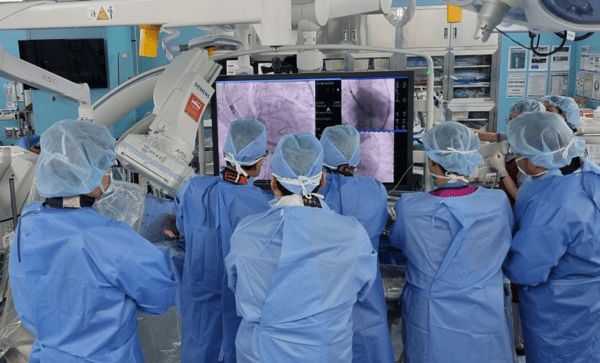 가톨릭관동대 국제성모병원은 고령 환자에 대한 경피적 대동맥판막삽입술(TAVI)을 성공했다고 25일 밝혔다. 