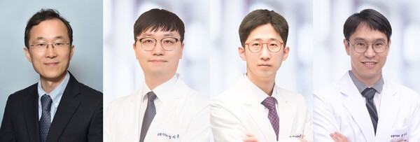  좌측부터 서울대병원 순환기내과 구본권, 양석훈, 황도연, 강지훈 교수.
