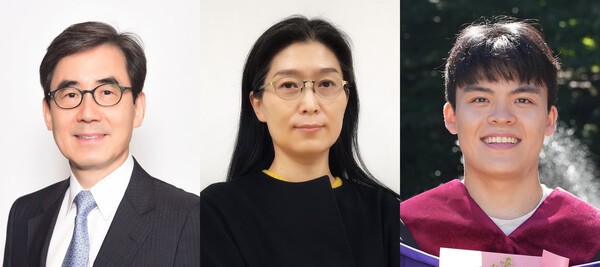 좌측부터, 서울대병원 의생명연구원 김효수·이은주 교수, 서울대 문도담 박사.