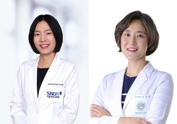  좌측부터 서울대병원 완화의료임상윤리센터 유신혜 교수, 울산대병원 혈액종양내과 고수진 교수