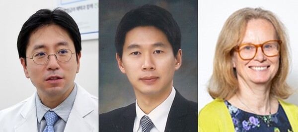 좌측부터, 세브란스병원 내분비내과 이용호 교수, 분당서울대병원 내분비대사내과 임수 교수, 레스터대학 멜라니 데이비스 교수.