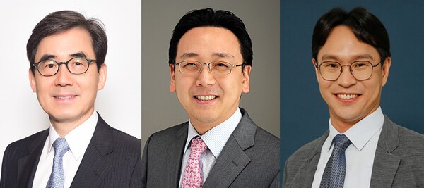  좌측부터, 서울대병원 순환기내과 김효수, 박경우, 강지훈 교수.